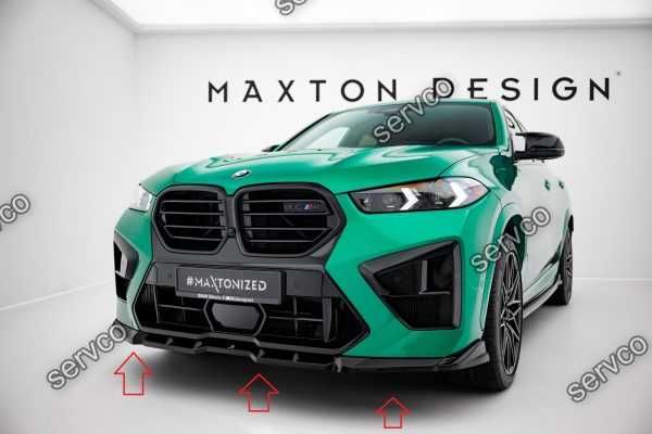 Prelungire splitter bara fata Bmw X6 M F96 Facelift 2023- v3 Maxton