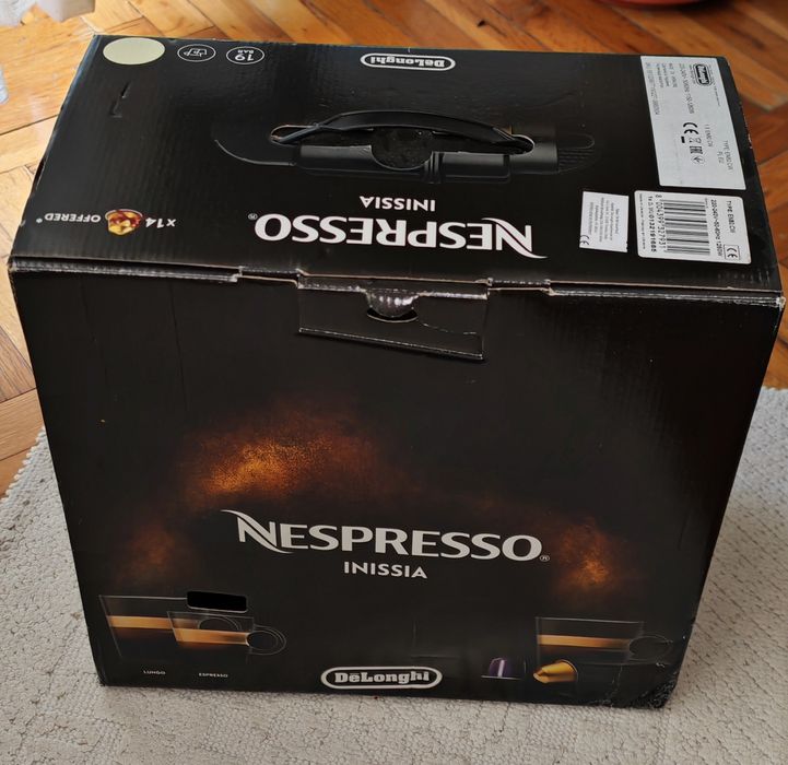 Кафемашина с капсули Delonghi Inissia Nespresso система