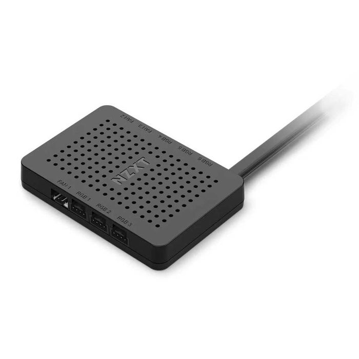 ^ Контроллер RGB и кулеров NZXT RGB Lighting & Fan Controller