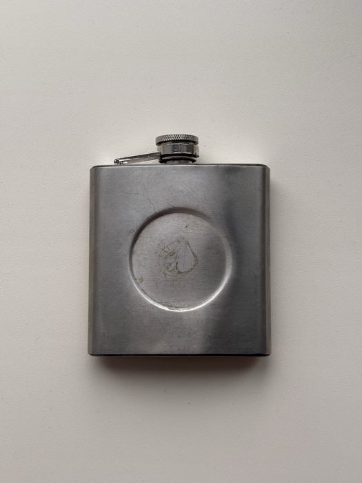 Винтаж фляжка серебряная