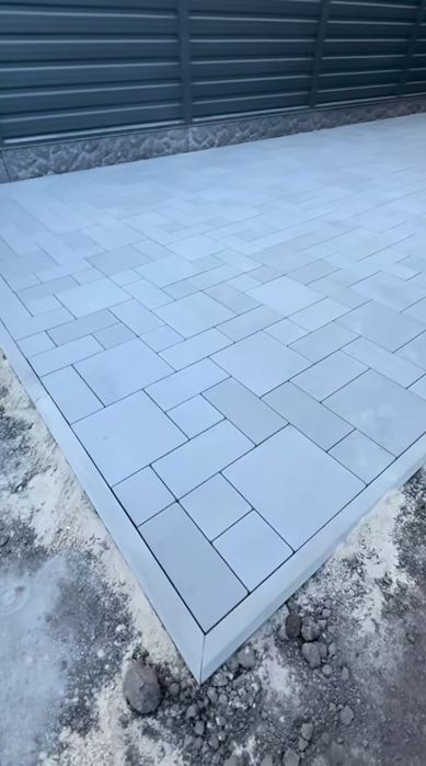 Укладка брусчатки и тротуарной плитки
