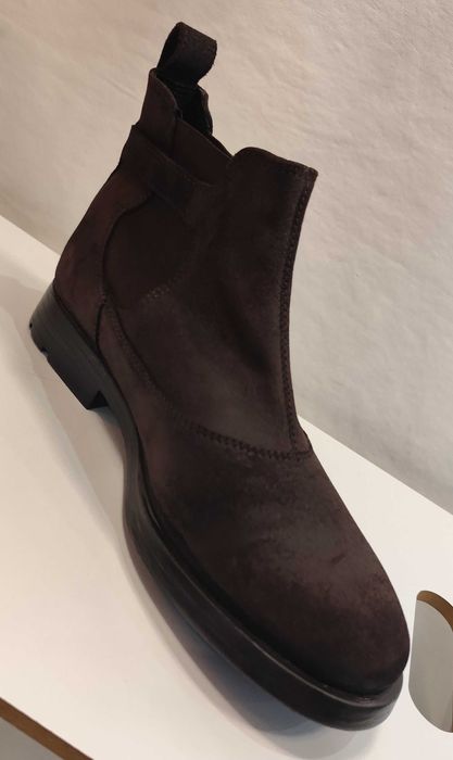 Ghete chelsea 40 40.5 premium CAMPER piele naturala suede maro