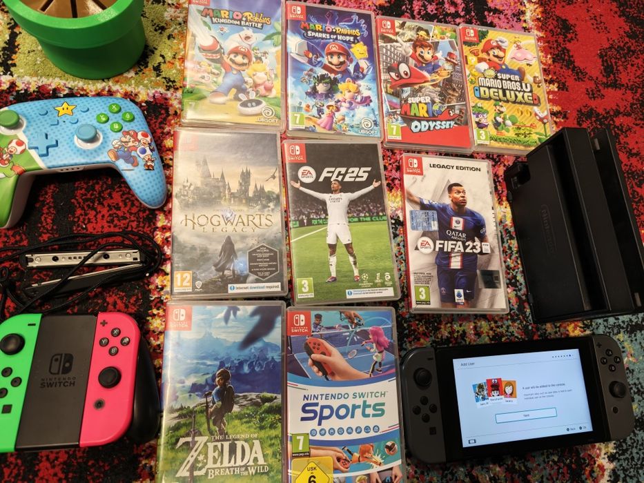 Nintendo Switch Pachet Jocuri si Accesorii