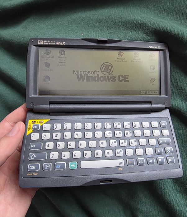 HP 320LX Palmtop PC Hewlett Packard Mini Laptop De Buzunar