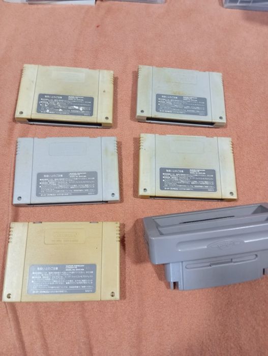Vând casete super Nintendo snes japoneze