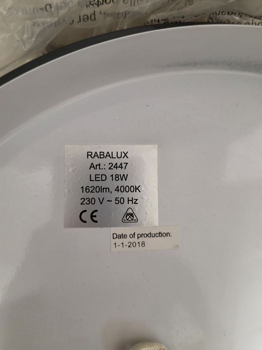 Лед плафон RABALUX 18w