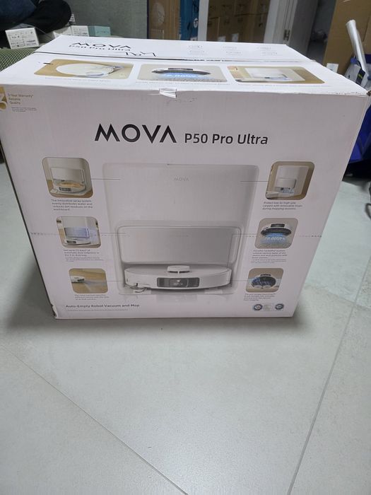 Robot aspirator si mop MOVA P50 Pro Ultra, 19000Pa, Auto-curatare