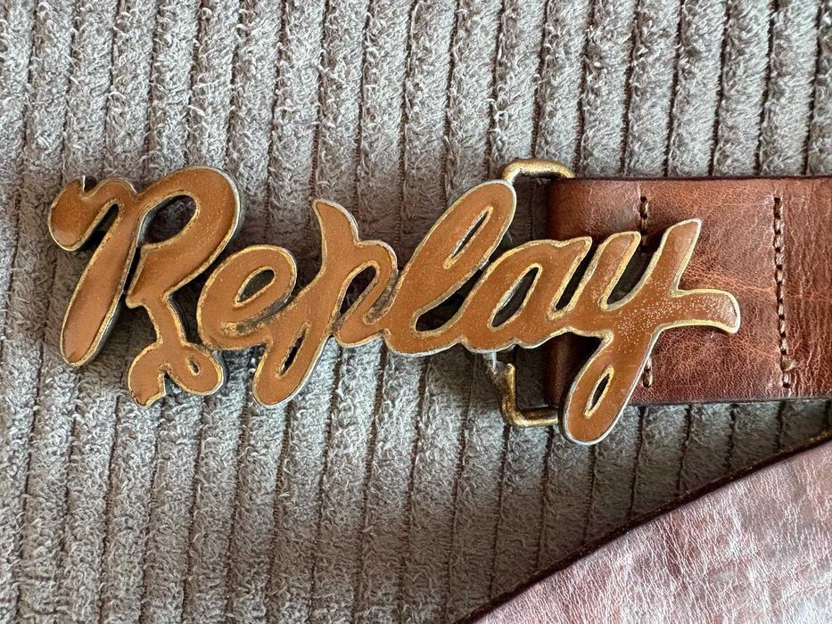 Мъжки колан от естествена кожа REPLAY