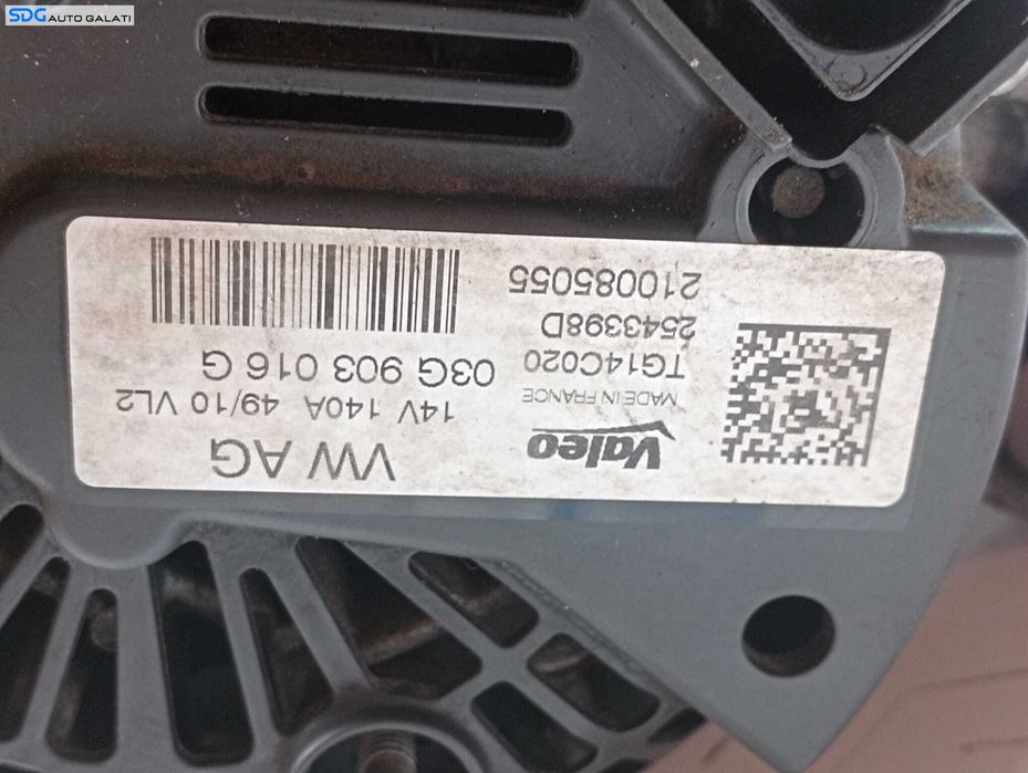 Alternator 140A 14V Audi Q5 2.0 TDI 2008 - 2017 Cod 03G903016G [M6994]