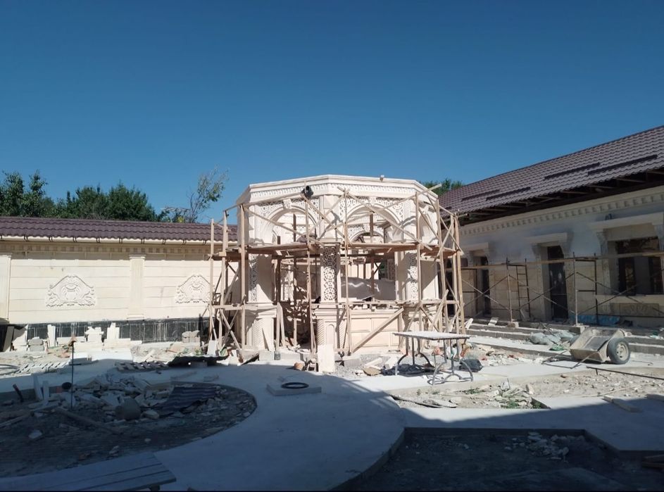 Травертин, мрамор