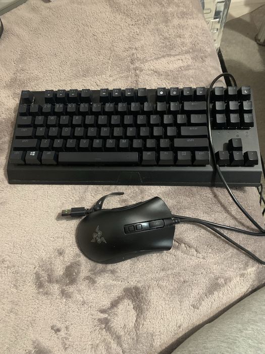 Tastatura mecanica si mouse gaming Razer