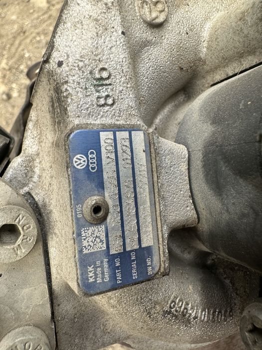 Турбо компресор турбина KKK 03l253056 g Audi Skoda Vw код CFF passat 7