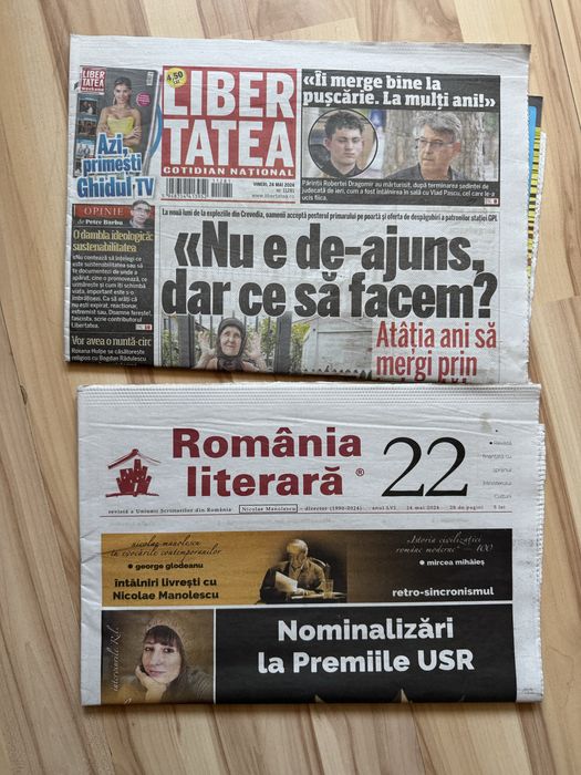 Ziar vechi 24 mai 2024 cadou