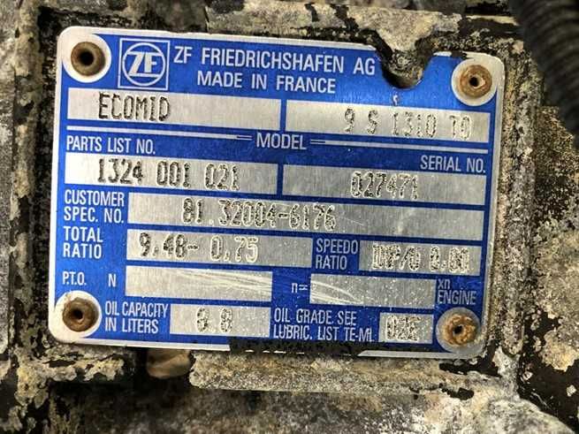 Cutie de viteze ZF Ecomid 9 S 1310 TO MAN TGA - Piese de schimb MAN