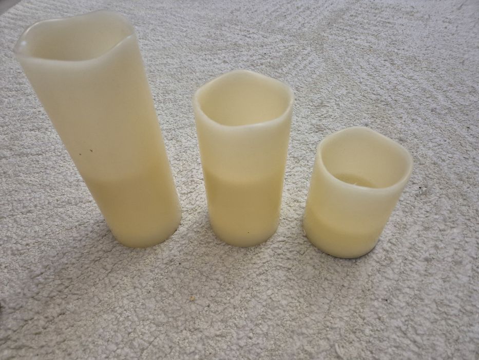 Vand set candele de ceara cu led