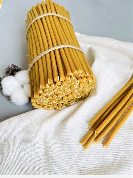 Свечи восковые, медовые