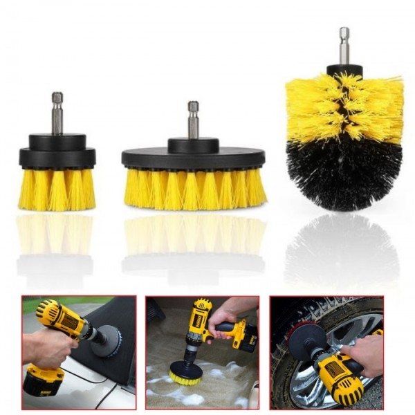 Почистващи четки за винтоверт 3бр.