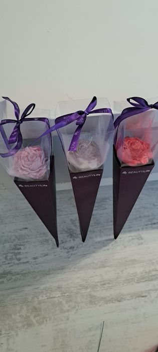 Ароматни соеви свещи букети