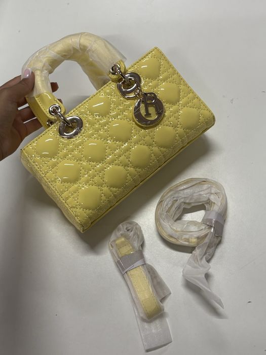 Чанта Dior жълта