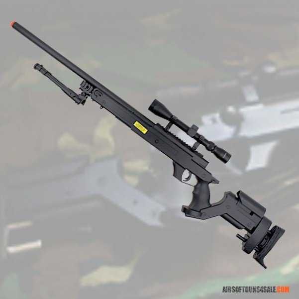 Pusca Cu Luneta, Bipod,! PUTERNICA Airsoft Arc (MODEL MODIFICAT) Arma