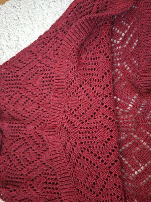 Poncho tricotat handmade