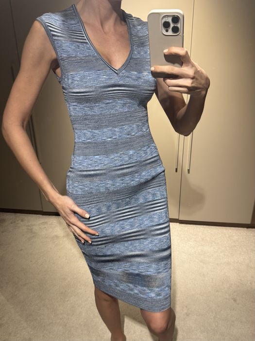 Плетена Рокля Karen Millen, син цвят Размер 2 (xs-m)
