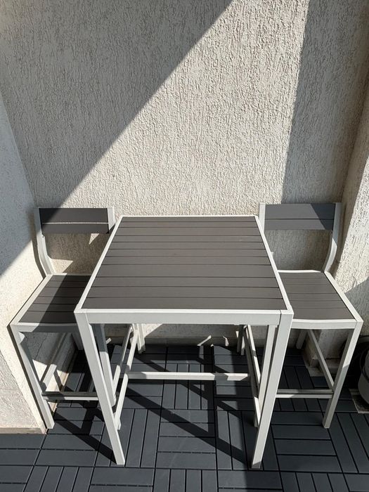 Mobilier terasa  IKEA Själland (masa + 2 scaune) - Stare excelentă