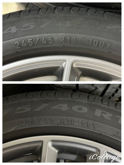 Jante 18 Originale BMW G30 - G31  M  Pachet Pirelli Run Flat