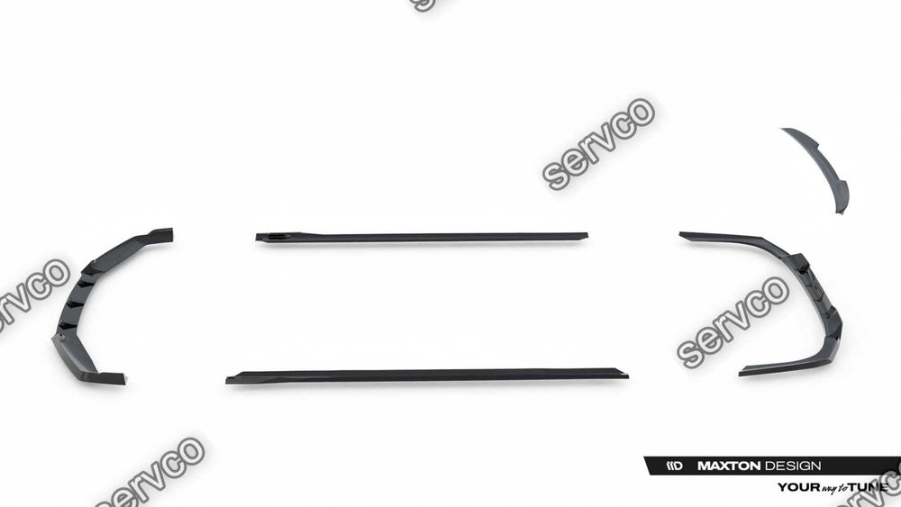 Pachet Set Splitter Exterior Prelungiri Body kit tuning Bmw Seria 7 G70 740d / 740i M-Pack 2022- v17 - Maxton Design