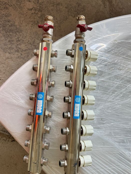 Distribuitor colector HIDRA 8 circuite + casetă metalică