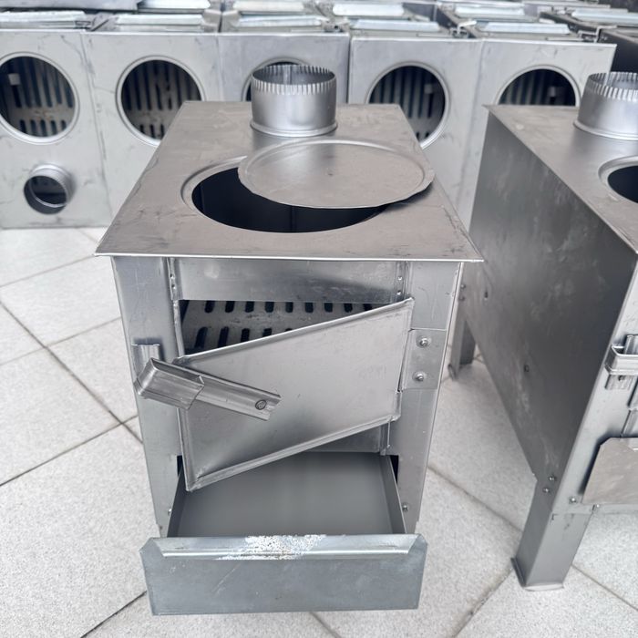 Pechka o’tin ko’mir va gazda foydalanish uchun. Печка металличиская