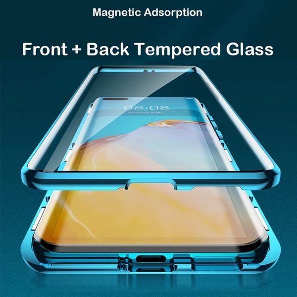 Huawei P40 Pro / P40 Lite / Двоен 360 градуса магнитен кейс