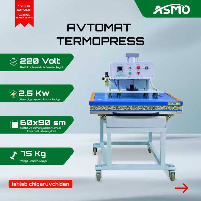Mustaxkam avtomat termopreslar sotuvda