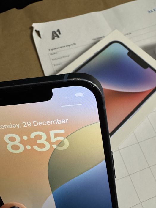 ***89% 128GB iPhone 14 A1 Гаранция 2027г. Blue / Син