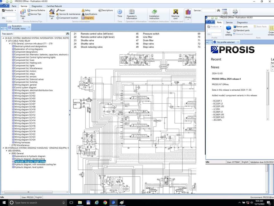 Tester diagnoza Volvo Vocom Techtool 2.8.241 Prosis Impact Penta Vodia Visfed DevTool