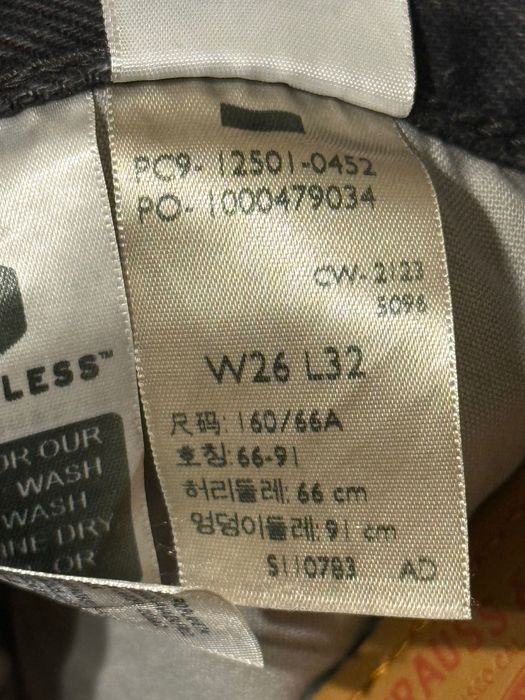 Levi’s 501 дамски дънки | Черно | W26 L32