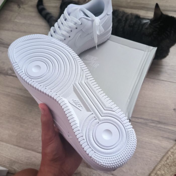 Nike Air Force 1 AF1 albi / triple white 40-43. Livrare cu verificare