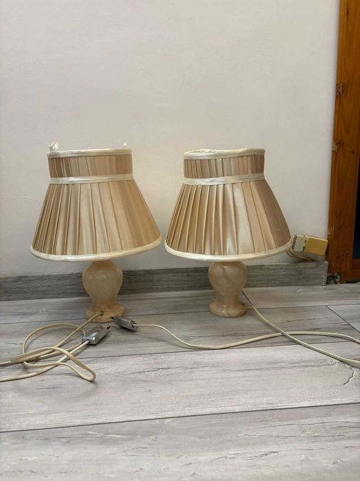 Set doua veioze din onix deosebite bibelouri bibelou statuete