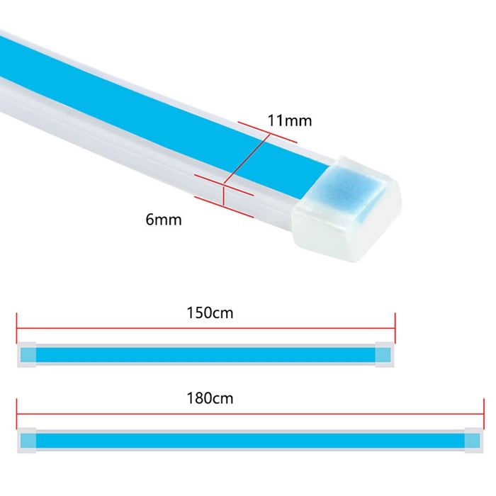 НОВО!!!LED Дневни Светлини лента за капака на автомобила