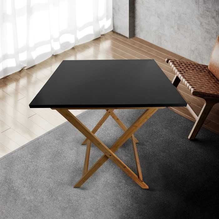 Masa bucatarie/ dining plianta 70 X 60 X 75 cm bambus si mdf