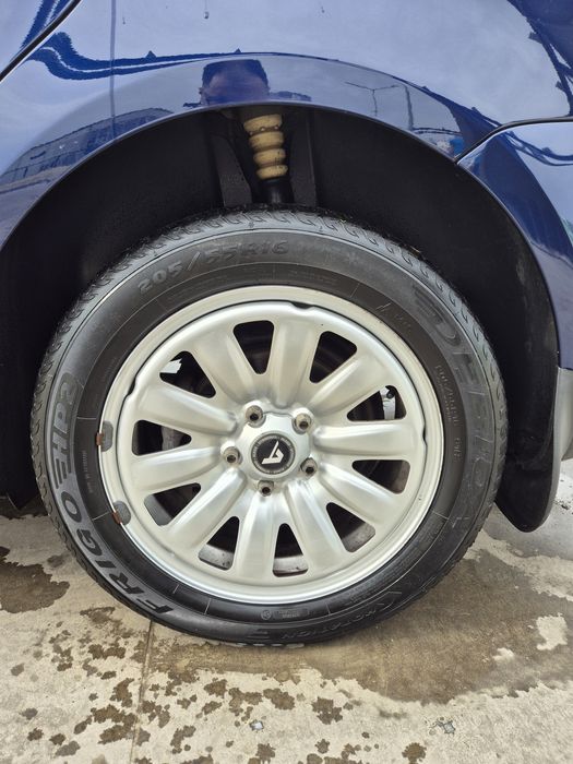 Jante hibrid alcar otel Silver 6/16 5x112 ET43 anvelope iarna