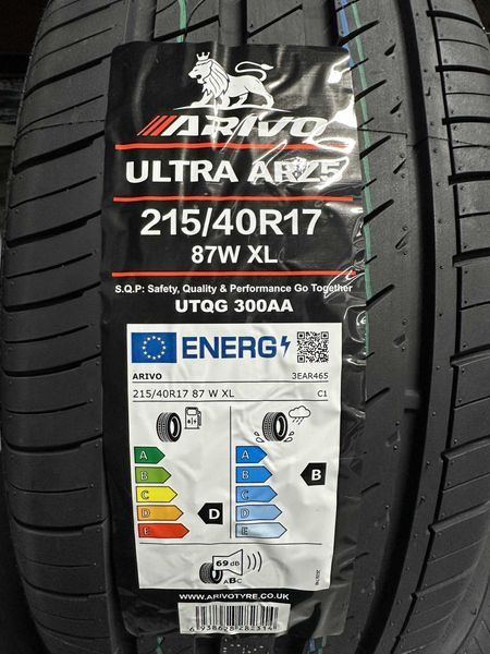 Нови летни гуми ARIVO ULTRA ARZ5 215/40R17 87W XL НОВ DOT