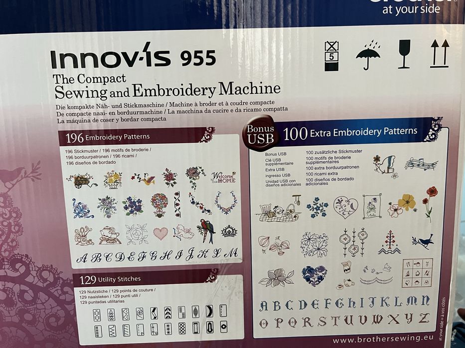 Masina de cusut si brodat computerizata Brother Innov-is 955