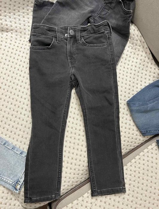 Дънки и панталони сини и сиви за момче 98 см 4 години