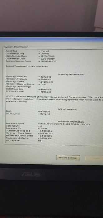 Mini PC / Tiny DELL 5070, Intel J4105(4-core, 4MB), 8GB RAM, 64GB SSD