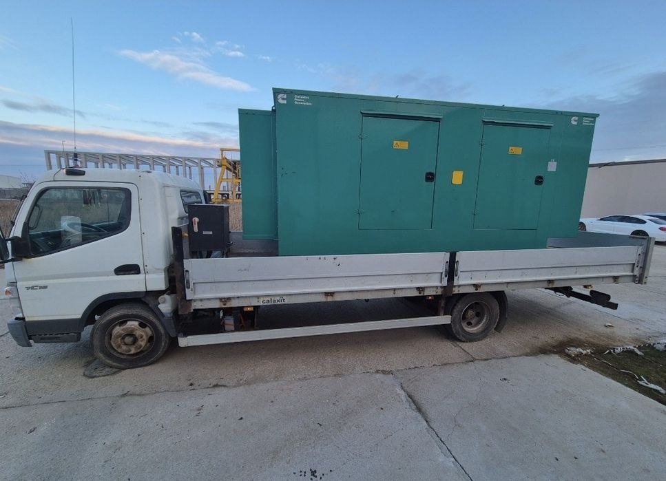 Inchiriere generator electric 300kVA pe camion