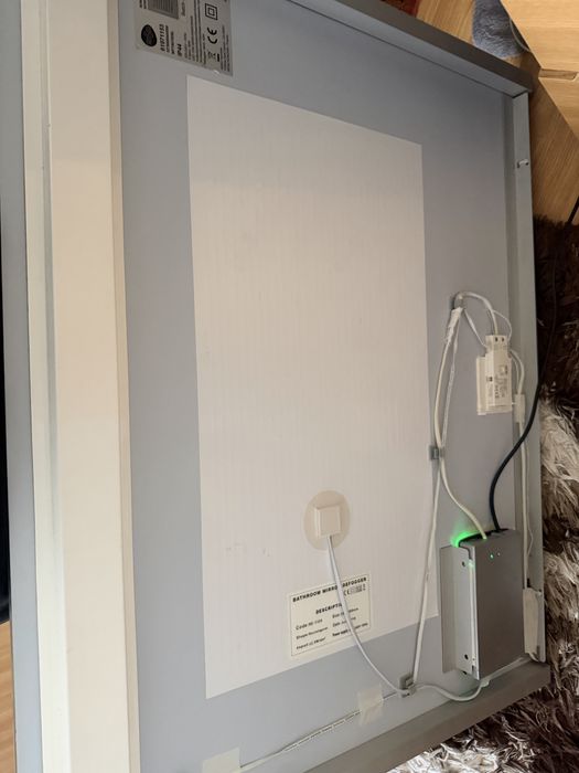 Oglindă baie cu iluminare LED – Sensea Remix 90×70 cm