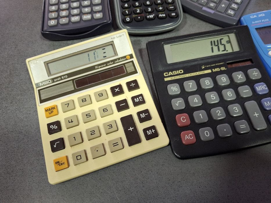 Calculatoare științifice Sharp,Mbo,Casio