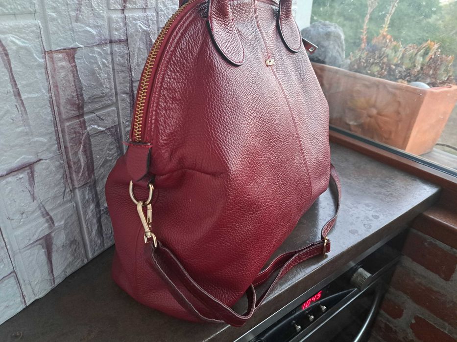 дамска чанта, Uggari
голяма червена торба-естествена кожа