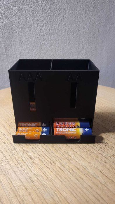 Suport baterii AA și AAA – organizator